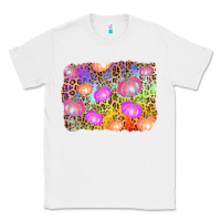 White colourful pumpkin background Classic Tee - AdoDesignShop