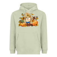 Matcha fall scarecrow Heavyweight Hoodie - LillyAllenDesigns