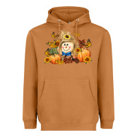 Meerkat fall scarecrow Heavyweight Hoodie - LillyAllenDesigns
