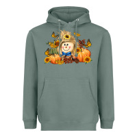 Sage fall scarecrow Heavyweight Hoodie - LillyAllenDesigns