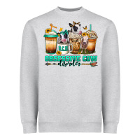 Heather Grey ocd obsessive cow disorder coffee cups Heavyweight Sweatshirt - Jasminsmagicworld