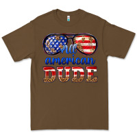Cacao all american dude Premium Tee - texasbilliewilder
