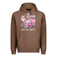 Chestnut Leopard Floral Pink Car Jesus Take The Wheel Premium Hoodie - Bettercallsaul