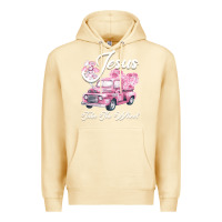 Pina Colada Leopard Floral Pink Car Jesus Take The Wheel Premium Hoodie - Bettercallsaul