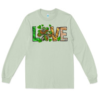 Matcha love luck with clover Long Sleeve Tee - NancyCooperArtShop