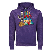 Cloud Purple Wıld and Free Vintage Hoodie - JahusDesignShop