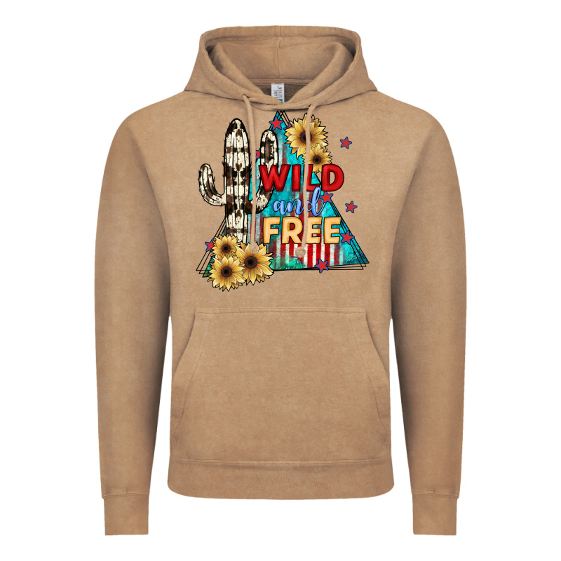 Wıld And Free Vintage Hoodie by JahusDesignShop | Teevron
