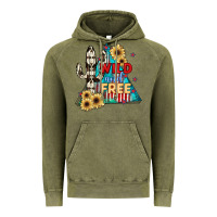 Vintage Olive Wıld and Free Vintage Hoodie - JahusDesignShop