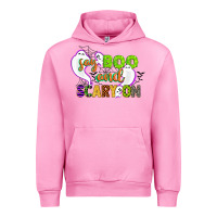 Fuchsia Pink say boo and scary on Urban Hoodie - CowGirlArtShop