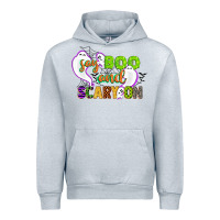 Heather Grey say boo and scary on Urban Hoodie - CowGirlArtShop