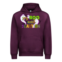 Mauve Wine say boo and scary on Urban Hoodie - CowGirlArtShop