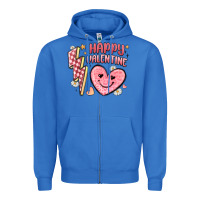 True Royal happy valentine heart Zipper Hoodie - MaliasSmallBusiness