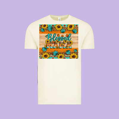 Blessed Mama Vintage Tee Designed By Artiststas