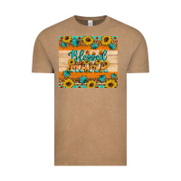 Vintage Coffee Blessed mama Vintage Tee - Artiststas