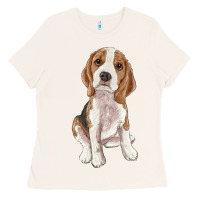Bone beagle Ladies Tee - RanaPortraitStore