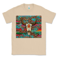 Mushroom western serape leopard bull skull turquoise tumbler Classic Tee - Artiststas