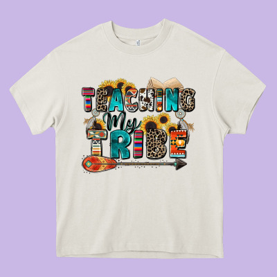 Teaching My Tribe Heavy Core Tee Designed By Zillion Design Studio