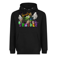 Black spooky crusher monster truck Heavyweight Hoodie - LillyAllenDesigns
