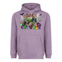 Lavender spooky crusher monster truck Heavyweight Hoodie - LillyAllenDesigns
