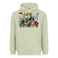 Matcha spooky crusher monster truck Heavyweight Hoodie - LillyAllenDesigns