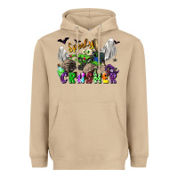 Mushroom spooky crusher monster truck Heavyweight Hoodie - LillyAllenDesigns