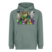 Sage spooky crusher monster truck Heavyweight Hoodie - LillyAllenDesigns