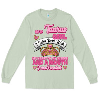 Matcha as a taurus girl zodiac girls Long Sleeve Tee - Jasminsmagicworld