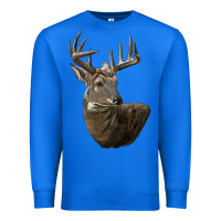 True Royal white tailed buck deer head Premium Sweatshirt - LillyAllenDesigns