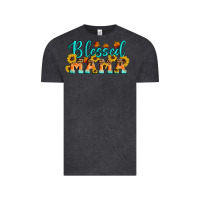 Vintage Black Blessed Mama Vintage Tee - Artiststas