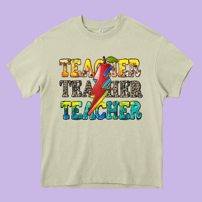 Teacher Teacher Heavy Core Tee Designed By Zillion Design Studio