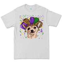 Dove Grey mardi gras hat chihuahua Premium Tee - RanaPortraitStore
