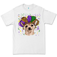 White mardi gras hat chihuahua Premium Tee - RanaPortraitStore