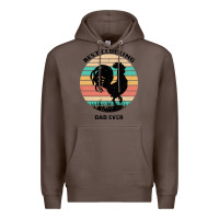 Coffee Best Clucking Dad Ever Premium Hoodie - Bettercallsaul