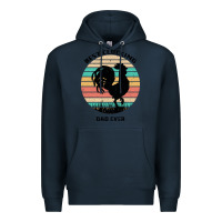 Navy Best Clucking Dad Ever Premium Hoodie - Bettercallsaul