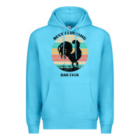 Ocean Blue Best Clucking Dad Ever Premium Hoodie - Bettercallsaul