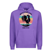 Purple Best Clucking Dad Ever Premium Hoodie - Bettercallsaul