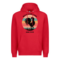 Red Best Clucking Dad Ever Premium Hoodie - Bettercallsaul