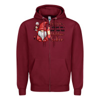 Burgundy wine because you cant run this shitshow sober Zipper Hoodie - MaliasSmallBusiness