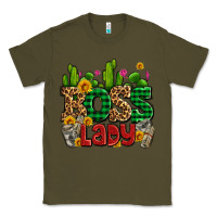 Army Green boss lady with money and cactus Classic Tee - AdoDesignShop