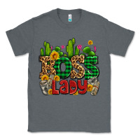 Charcoal Heather boss lady with money and cactus Classic Tee - AdoDesignShop