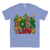 Colony Blue boss lady with money and cactus Classic Tee - AdoDesignShop