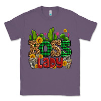 Lavender boss lady with money and cactus Classic Tee - AdoDesignShop