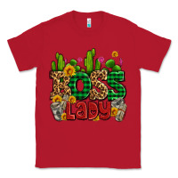 Red boss lady with money and cactus Classic Tee - AdoDesignShop