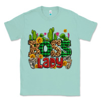 Seafoam boss lady with money and cactus Classic Tee - AdoDesignShop