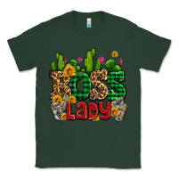Sports Green boss lady with money and cactus Classic Tee - AdoDesignShop