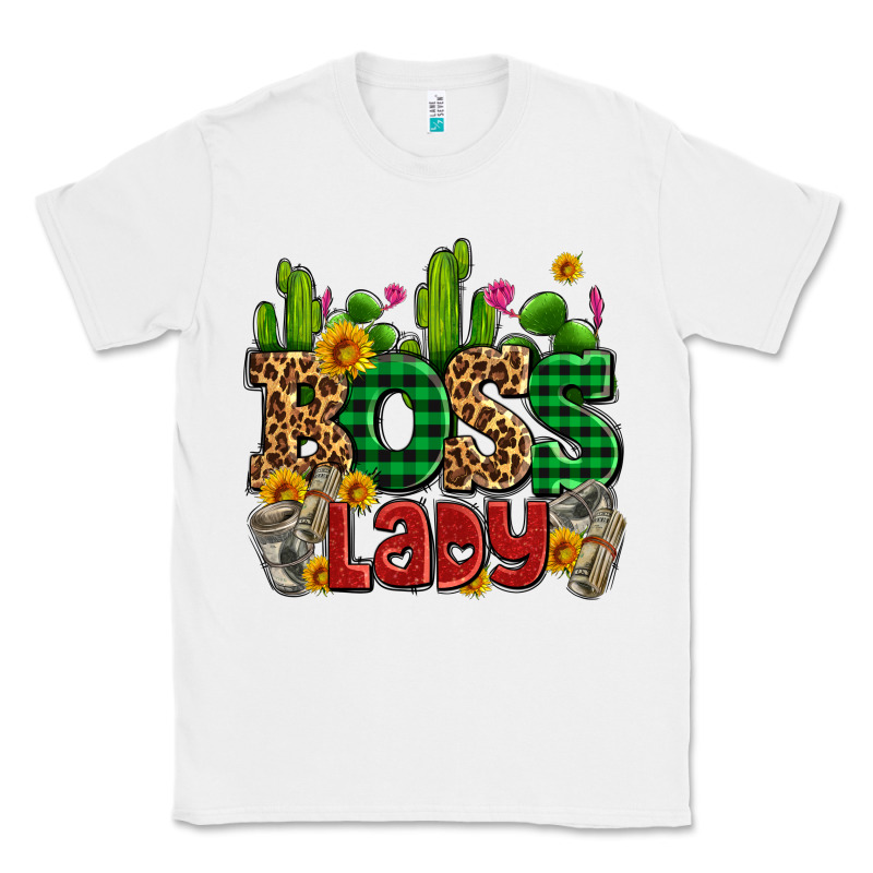 Boss Lady With Money And Cactus Classic Tee by AdoDesignShop | Teevron