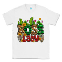 White boss lady with money and cactus Classic Tee - AdoDesignShop