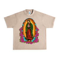 French Oak our lady of guadalupe Urban Heavy Tee - JahusDesignShop