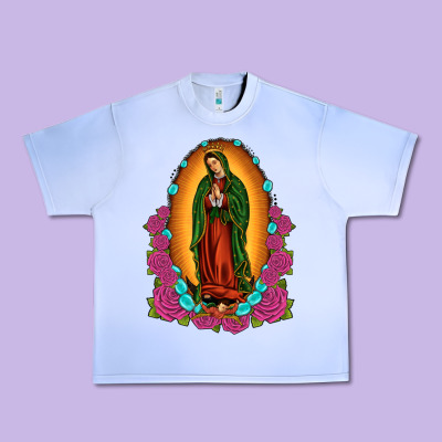 Our Lady Of Guadalupe Urban Heavy Tee Designed By Jahusdesignshop