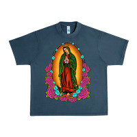 Midnight Navy our lady of guadalupe Urban Heavy Tee - JahusDesignShop